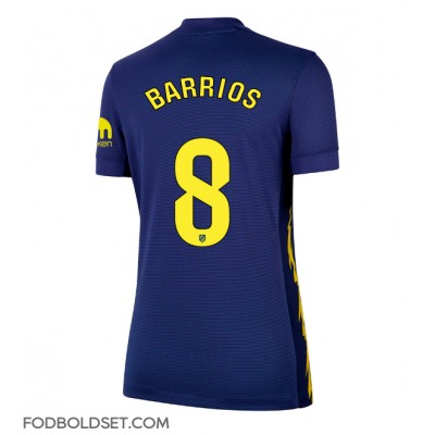 Atletico Madrid Pablo Barrios #8 Udebanetrøje Dame 2025-26 Kortærmet Atletico Madrid Pablo Barrios #8 Udebanetrøje Dame 2025-26 Kortærmet